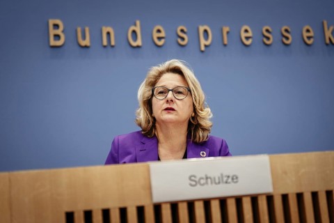 Svenja Schulze (SPD), Federal Minister for Economic Cooperation and Development, photographed at