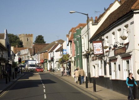 High street, Maldon, Essex, England, UK