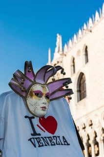 T-shirt with mask for Venetian carnival, Venetian, custom, carnival mask, festival, souvenir,