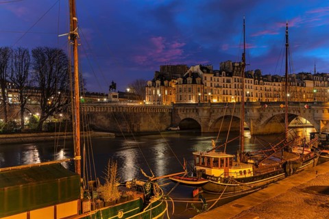 Pont Neuf and Ile de la Cite, Ile Saint-Louis, Paris, Ile de France, France, Paris, Ile de France,
