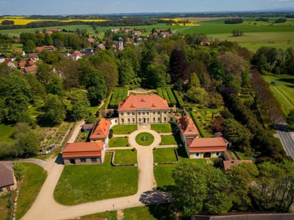 The baroque Königshain Castle is one of the two castles in the East Saxon municipality of