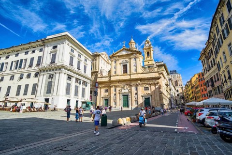 Chiesa del Gesù, Genoa, Liguria, Italy, Europe
