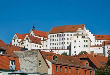 Renaissance Colditz Castle with escape museum about Allied prisoners of war and youth hostel,