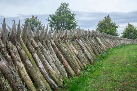 Dybbøl Banker entrenchment, memory from the war with Germany 1864, Dybbol, Sonderborg, Als, South