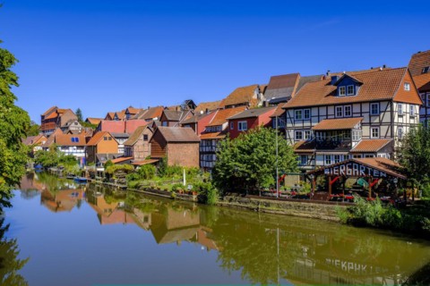 An der Werra, Allendorf district, Bad Sooden-Allendorf, Werratal, Werra-Meißner district, Hesse,