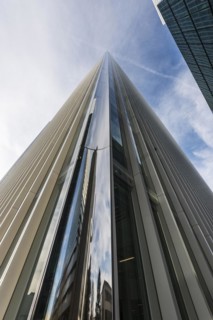 Modern architecture, high-rise buildings, Roche Towers, architects Herzog and de Meuron, Basel,
