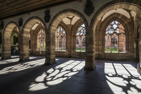 Cloister, Basel Minster, Basel, Canton of Basel-Stadt, Switzerland, Europe