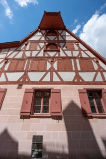 Former barn, barn from 1424, with roof lift bay window, today cultural barn of the Altstadfreunde
