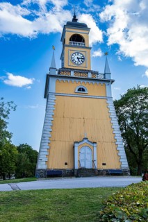 The Admiralty Tower (Amiralitetstorn) in the Admiralty Park (Amiralitetsparken) in the historic
