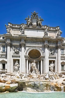 Trevi Fountain, Fontana di Trevi, landmark, Rome, Lazio, Italy, Europe