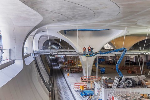 Impressions of the new Stuttgart 21 main station. The shell is finished, now it's time for the