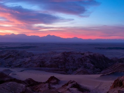 Atacama Desert, Moon Valley at night, Chile, South America