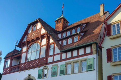 Roigelhaus, Tübingen royal society, poetry student fraternity, building from 1904, architects Paul