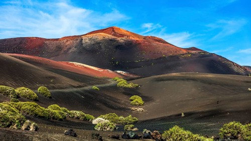 2016, Timanfaya National Park, Lanzarote, Fire Mountains of Timanfaya National Park, Montanas del