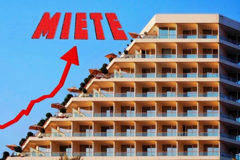 Symbolic image, rent, rent increase, rent rising, housing shortage, housing shortage, housing