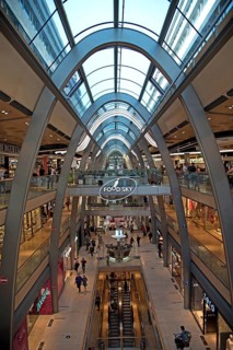 Europe Germany Hanseatic City of Hamburg City, Europa Passage shopping centre, architecture, glass