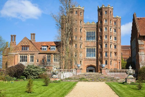 Layer Marney Tower the tallest Tudor gatehouse in England built 1520, Layer Marney, Essex, England,
