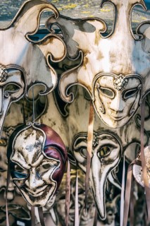 Masks for the Venetian Carnival, Venetian, custom, carnival mask, festival, souvenir, tradition,
