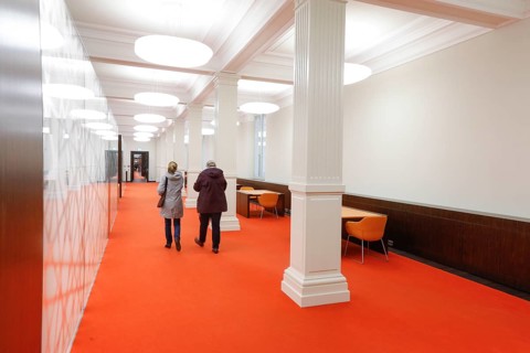 New reading room in the Berlin State Library in the Unter den Linden building The basic