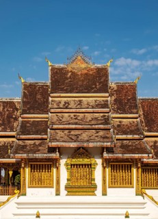 Wat Ho Pha Bang pavilion, Royal Palace, Luang Prabang, Laos, Asia