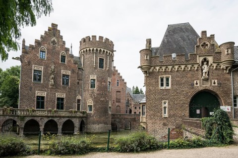 Moated castle, Schloss Paffendorf, Bergheim, Rhine-Erft district, North Rhine-Westphalia, Germany,