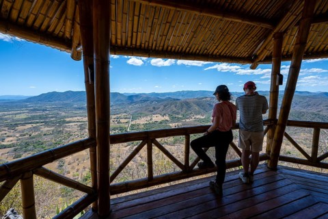 Mirador Nacaome viewing platform, Barra Honda National Park, Costa Rica, Central America