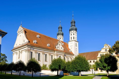 St Peter and Paul Minster, Obermarchtal Monastery, Obermarchtal, Alb-Donau district, Upper Swabia,