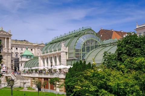 Palmenhaus am Burggarten, Hofburg Imperial Palace Palace, 1st district, Vienna, Austria, Europe