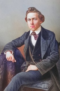 Paul Charles Morphy, 1837-1884, American chess player, Historical, digitally restored reproduction