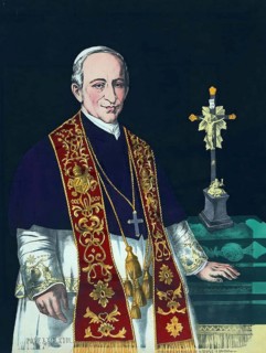 Pope Leo XIII (1810-1903, born Vincenzo Gioacchino Luigi Pecci) 256th pontiff 1878-1903.