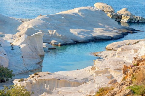 Sarakiniko beach, Sarakiniko, Milos Island, Greece, Europe