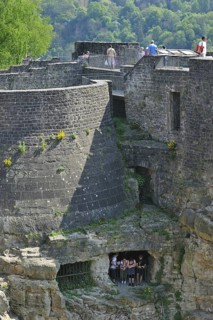 The Bock fortifications and casemates in Luxembourg, Grand Duchy of Luxembourg