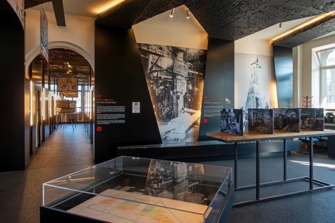 Mijnmuseum, coal mine museum at be-MINE in the city Beringen, Koersel, province of Limburg,