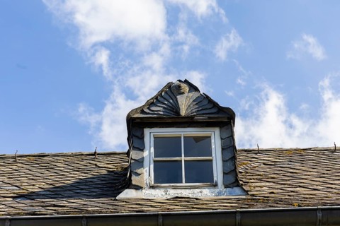 Particularly ornate slate decorations, Old Town, Goslar, Lower Saxony, Germany, Europe