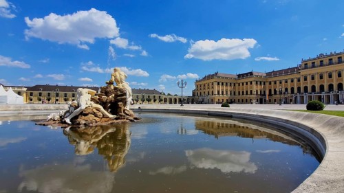 Austria, Schonbrunn Palace in Vienna, an important architectural and historic monument, Europe