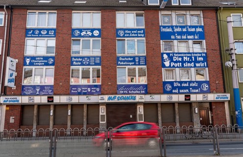 The Schalke Mile, Mile of Tradition, Kurt-Schumacher-Straße in Gelsenkirchen-Schalke, Schalke
