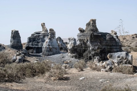 Stratified City, Antigua rofera de Teseguite, Lanzarote, Canary Islands, Spain, Europe