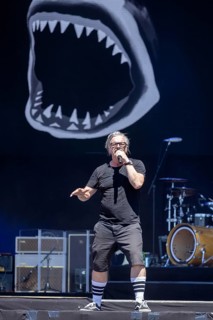 Adenau, Germany, 9 June 2024: H-Blockx (Henning Wehland, singer) play at Rock am Ring. The festival