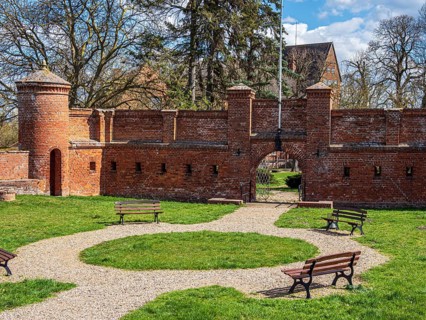 Fortress Dömitz at the Elbe river, Germany, Europe