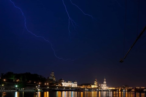 Thunderstorm over Dresden
