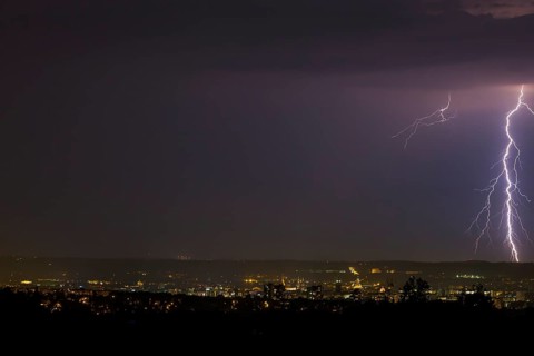 Thunderstorm over Dresden