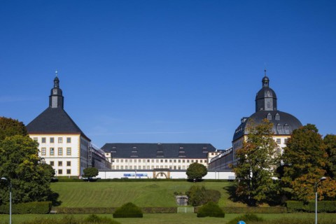 Friedenstein Castle, Gotha, Thuringia, Germany, Europe