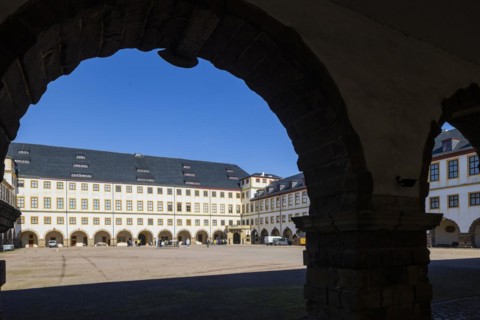 Friedenstein Castle, Gotha, Thuringia, Germany, Europe