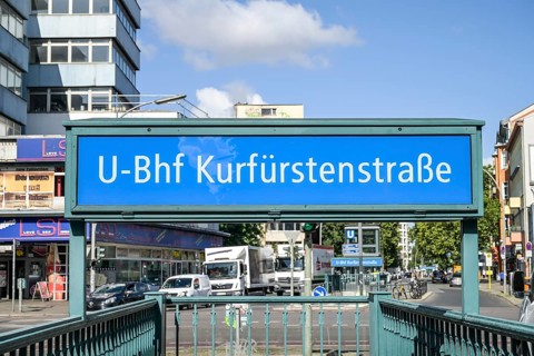 Underground station Kurfürstenstraße, Schöneberg, Tempelhof-Schöneberg, Berlin, Germany, Europe