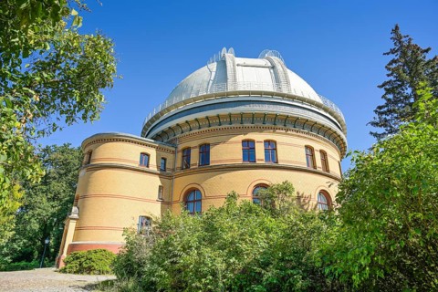 Large refractor, telescope, Telegrafenberg, Potsdam, Brandenburg, Germany, Europe