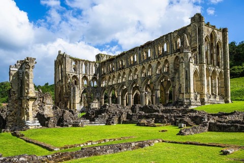 Rievaulx Abbey, North York Moors National Park, North Yorkshire, England, UK