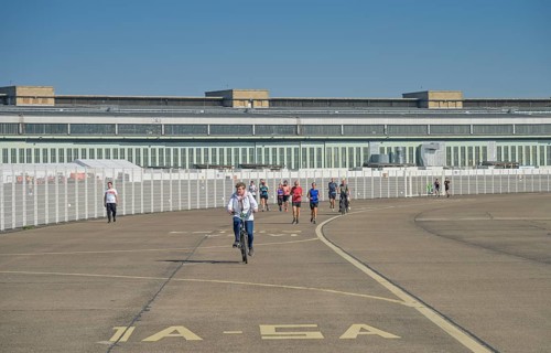 Central Building, Hangar, Tempelhof Airport, Tempelhofer Feld, Tempelhof, Berlin, Germany, Europe
