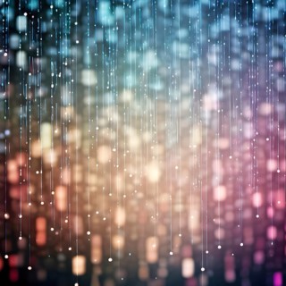 Abstract animation of binary code cascading down like digital rain, representing data insights,