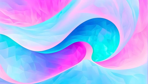 Iridescent neon background, Holographic Abstract soft pastel colors backdrop, AI generated