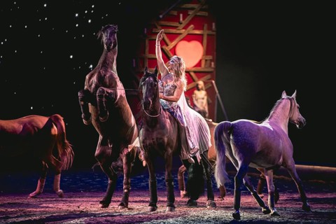 Cavalluna, horse show in the Uber Arena, Berlin, 11.01.2025